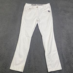 Pearly Gates Golf Pants Womens 1 White Print Japan Genuine 29x27 Measured